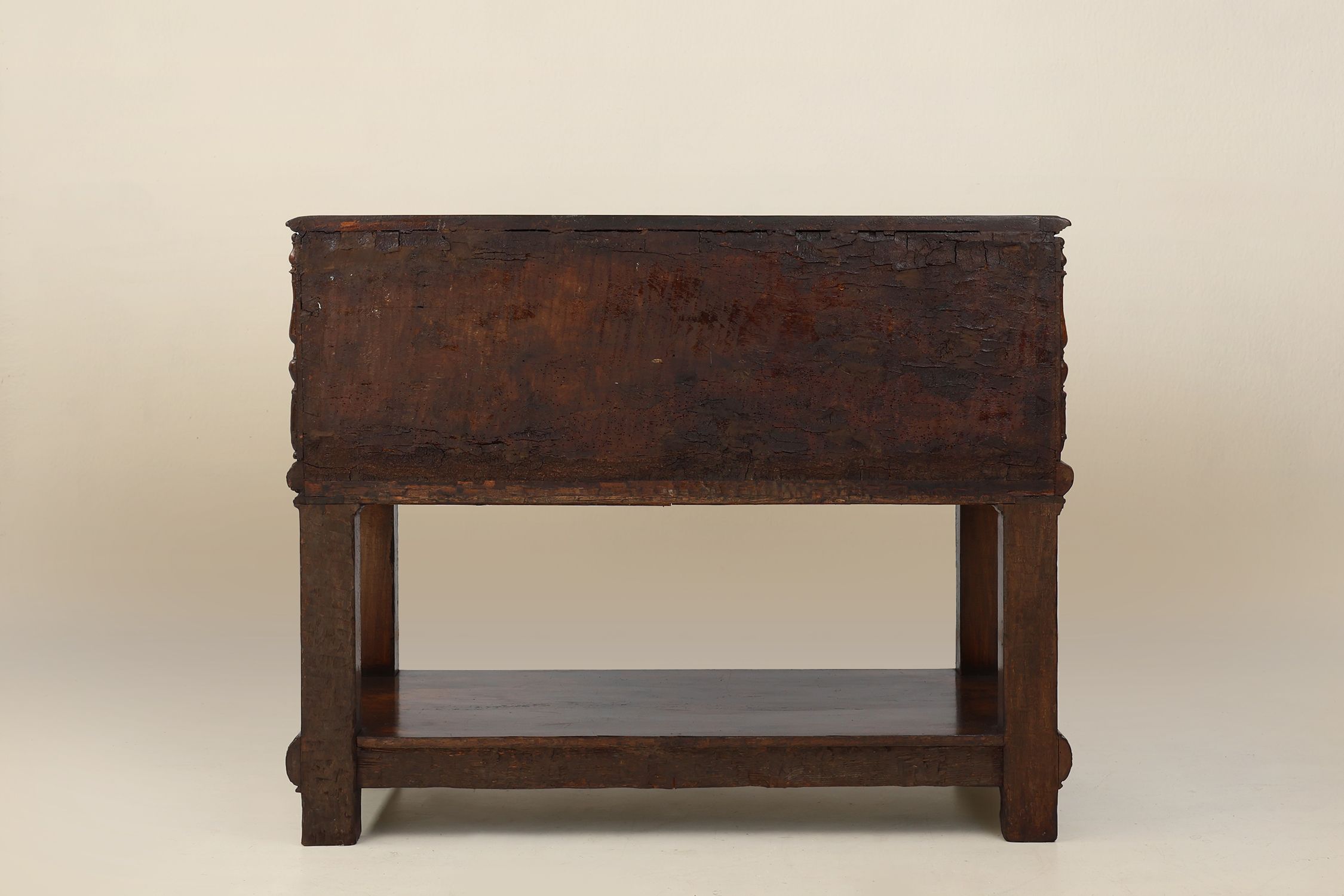 16th Century Italian Renaissance Cabinet in walnut with rich carvingsthumbnail
